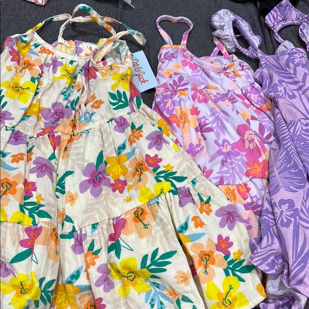 Floral and Tropical Print Dresses
